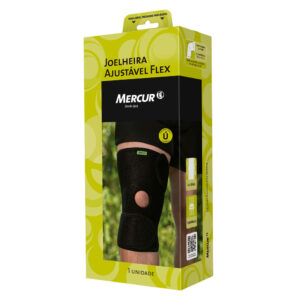 Joelheira Ajustável Mercur Flex Tamanho Único 1 Unidade — Ortopedia