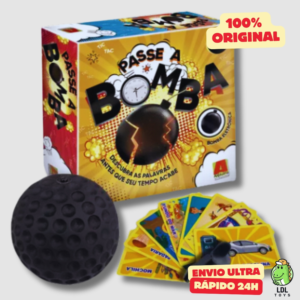 Jogo Passa a Bomba Infantil Junior Gamer Influenciador Youtuber