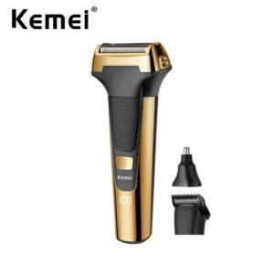 Kemei Multifuncional Homens Barbeador Elétrico De Lâmina De Ouro em oferta — Shopee, 55% de desconto Kemei Multifuncional Homens Barbeador Elétrico De Lâmina De Ouro em oferta — Shopee, 55% de desconto