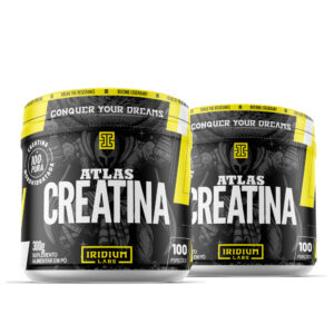 Kit 2x Creatina Atlas 300g Iridium Labs