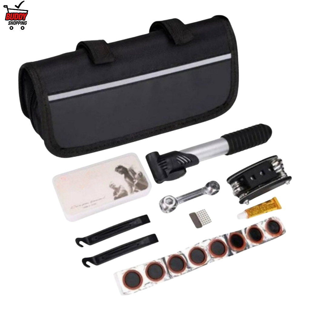 Kit Ferramentas portátil para Bicicleta Reparo de Pneu Luatek — Ferramentas Manuais