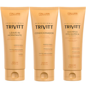 Kit Home Care Com Leave-in Shampoo E Condicionador Trivtt