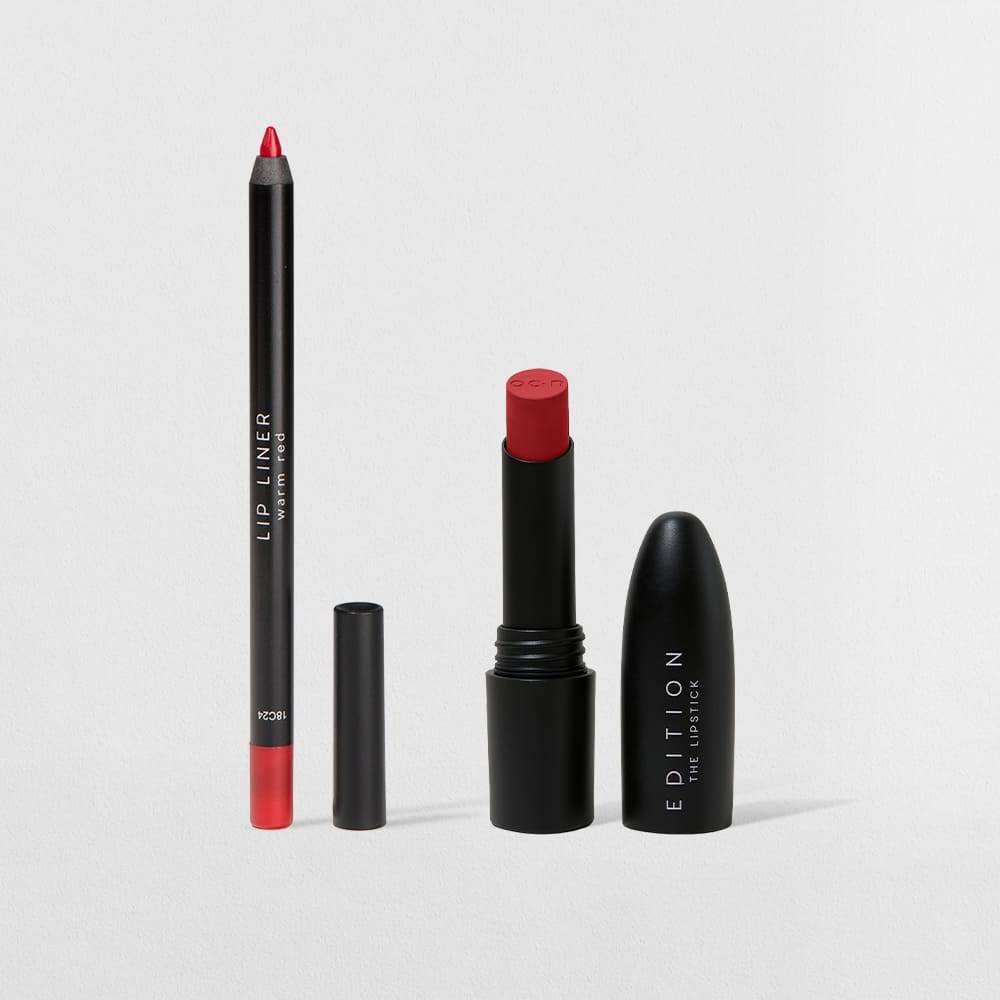 Kit Lápis Labial Vermelho Batom Vermelho Océane Edtion — Maquiagem