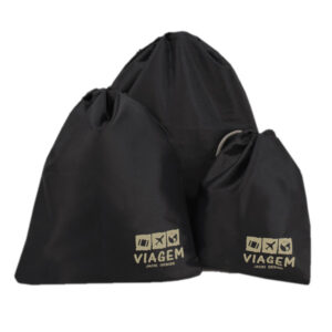 Kit Organizador de Malas para Viagem com 3 Peças Jacki Design