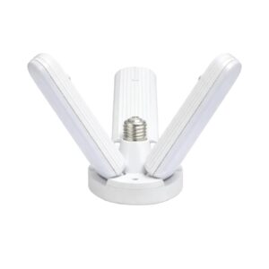 Lâmpada Luminária Led Pétala 38w 3 folhas Ajustável Multi Ângulos