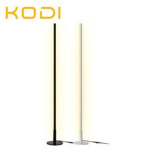 Luminária de assoalho LED simples estilo europeu de 100 cm com tempo