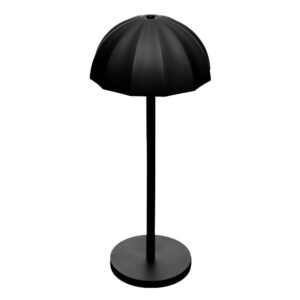 Luminária de Mesa Led Usb Wolff Sombria 15cm 34cm Preta