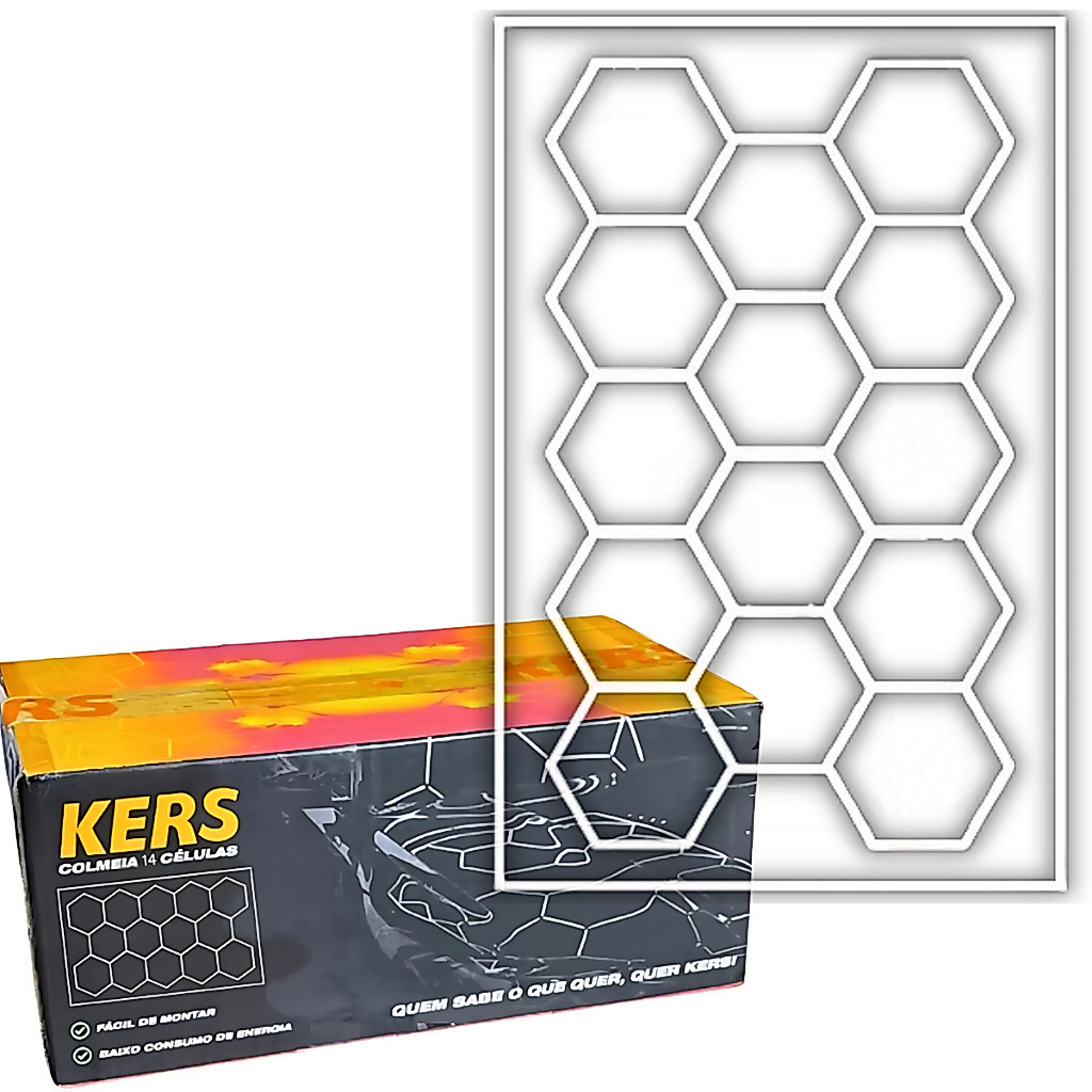 Luminária LED em Colmeia Sequencial 14 Células para Estetica — Decoração