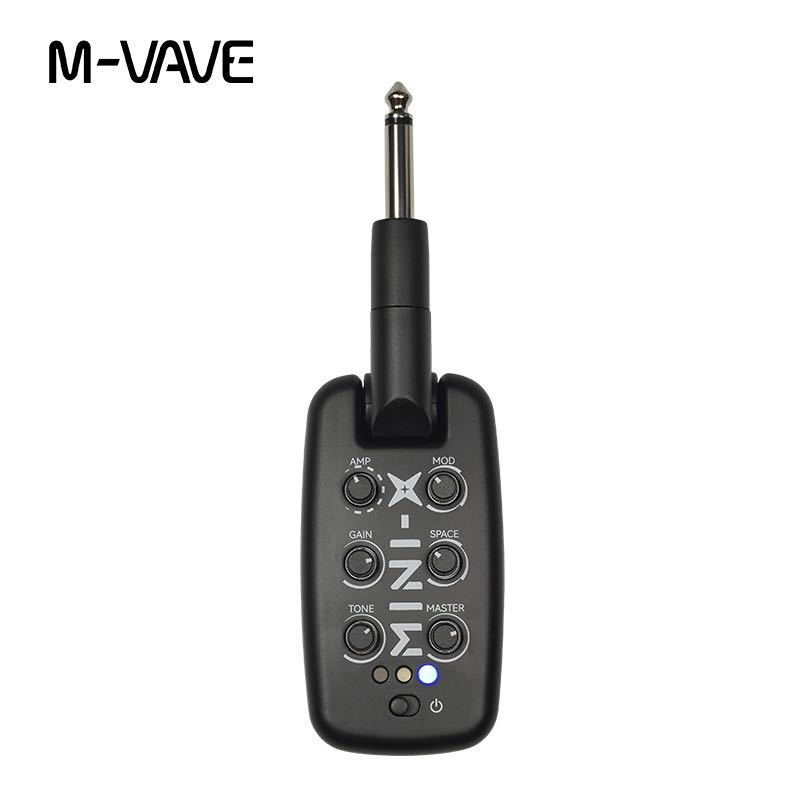 M-Vave Mini-X Amplificador de fone de ouvido portátil para guitarra e — Áudio e Fones