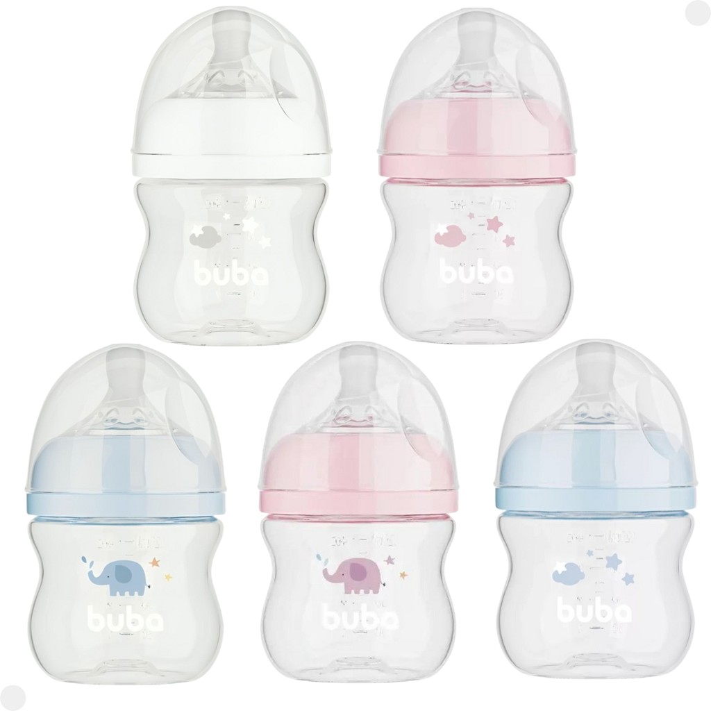 Mamadeira Easy Flow 120ml Buba — Alimentação Infantil