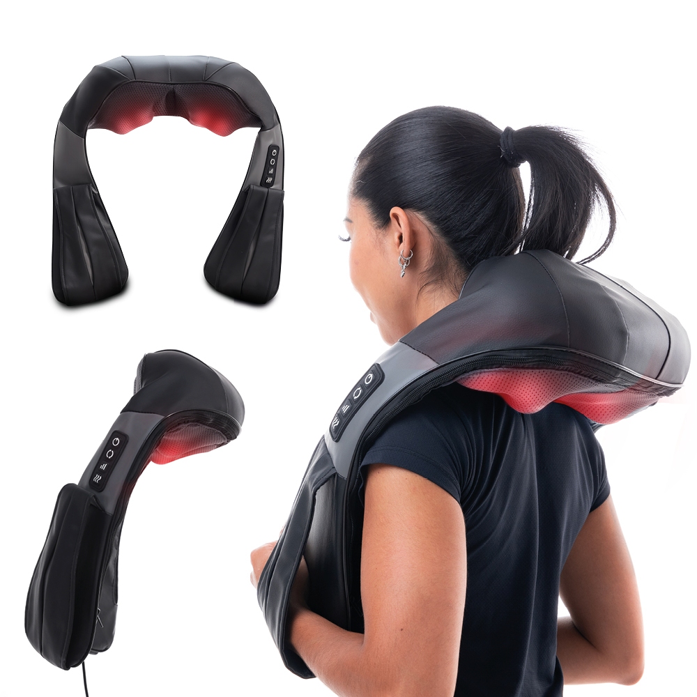 Massageador Colete Com Aquecimento Shiatsu Rx Pescoço E Ombros — Bem-estar