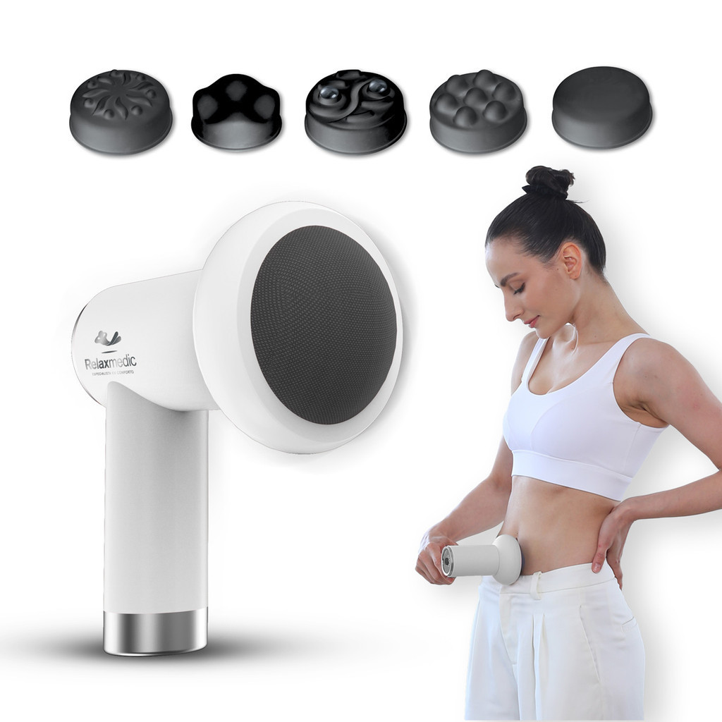 Massageador Elétrico Portátil Orbit Touch Sem Fio Bivolt Relaxmedic — Bem-estar