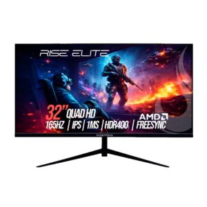 Monitor Gamer Rise Mode Elite 32″ Qhd 2K 165hz Ips 1ms Hdmi