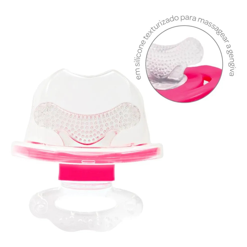 Mordedor Massageador de Gengiva Buba Silicone 4 meses — Bem-estar
