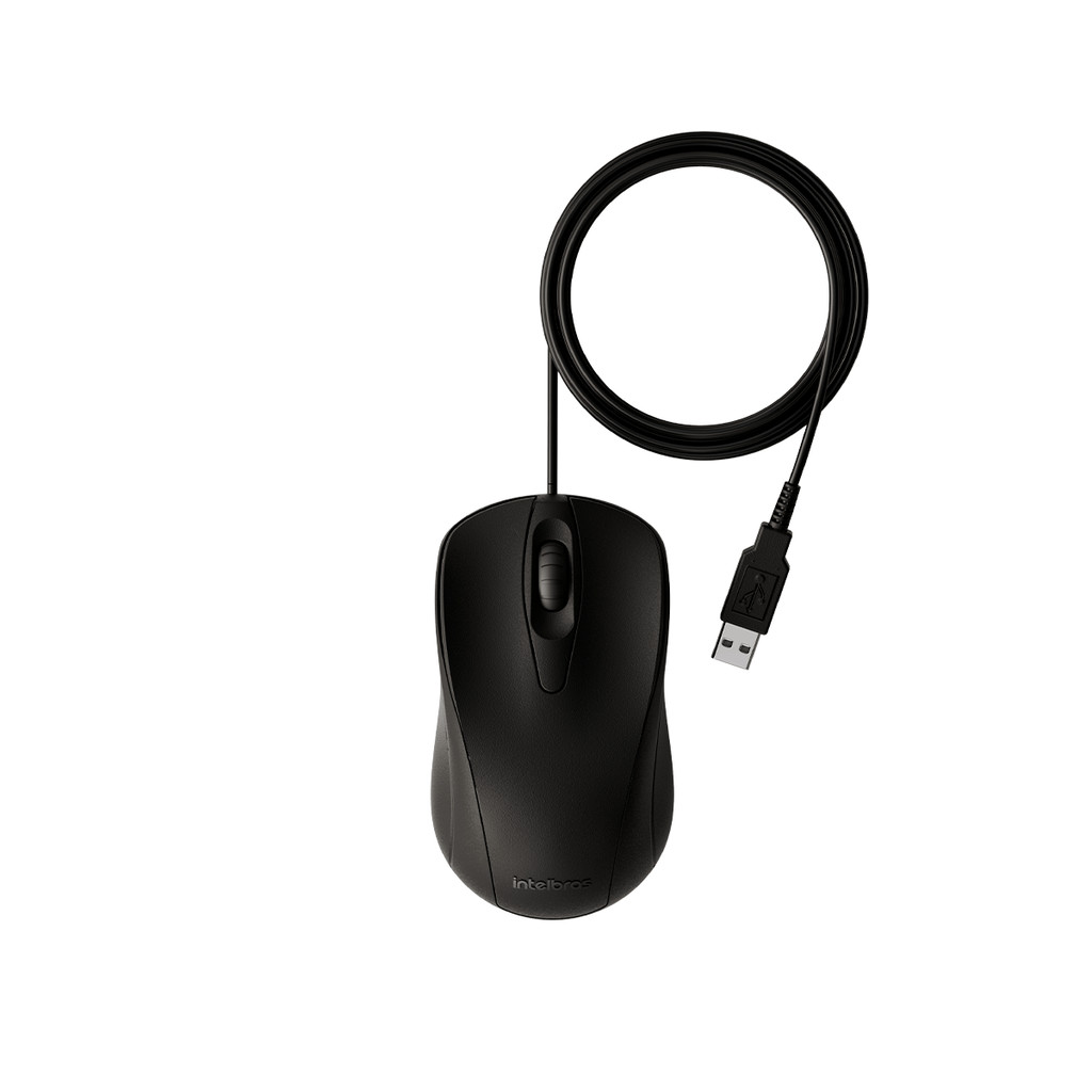Mouse Click Silencioso e com Fio Mci 10 Intelbras — Informática