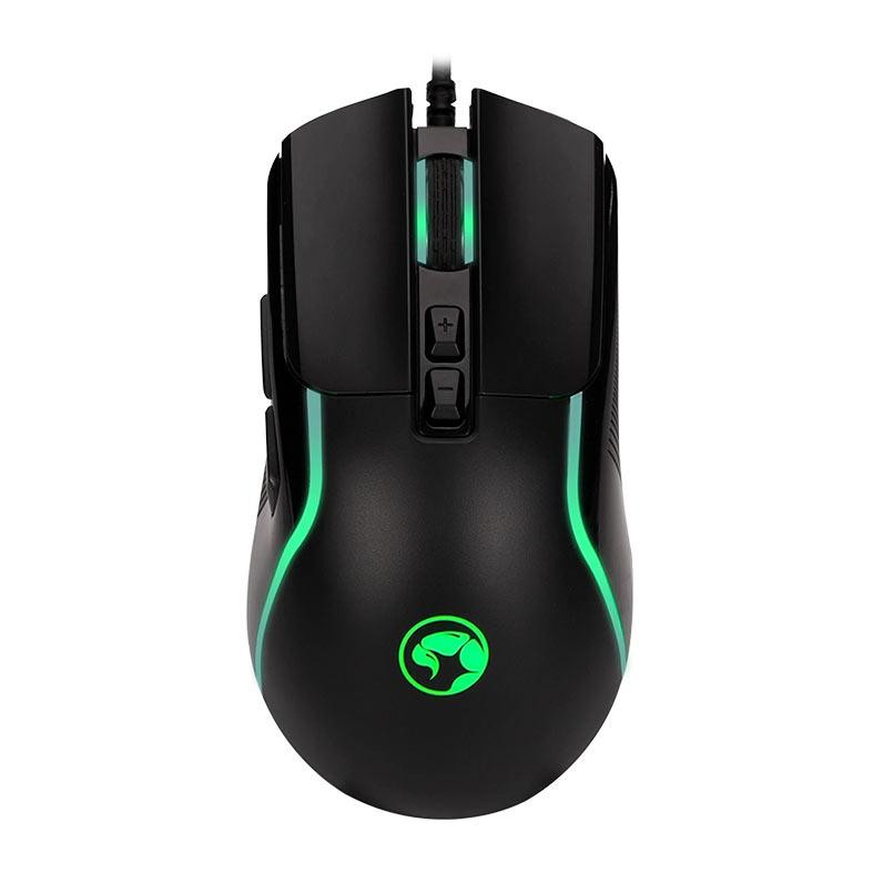 Mouse Gamer Marvo M292, RGB, 8000DPI, 7 Botoes, Preto — Informática