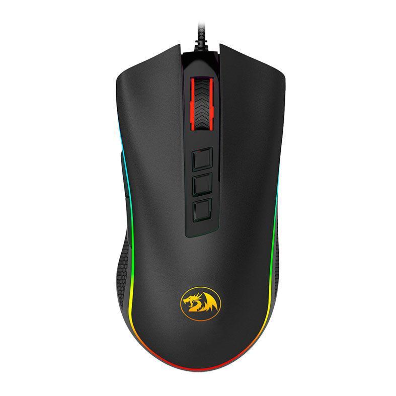 Mouse Gamer Redragon Cobra V3, RGB, 12400DPI, 8 Botoes, USB 2.0, Preto — Informática