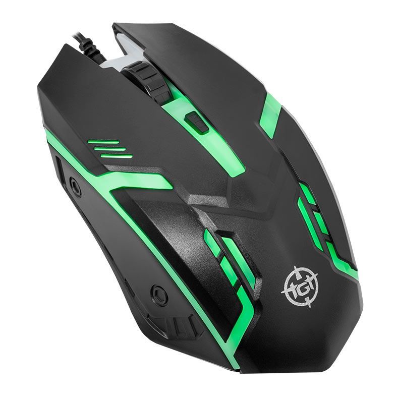 Mouse Gamer Tgt GM25, Rainbow, 2400DPI, 4 Botoes, Preto — Informática