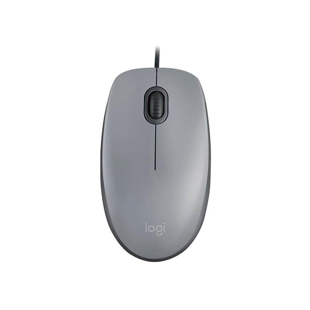 Mouse Logitech M110 Silent Cinza — Informática