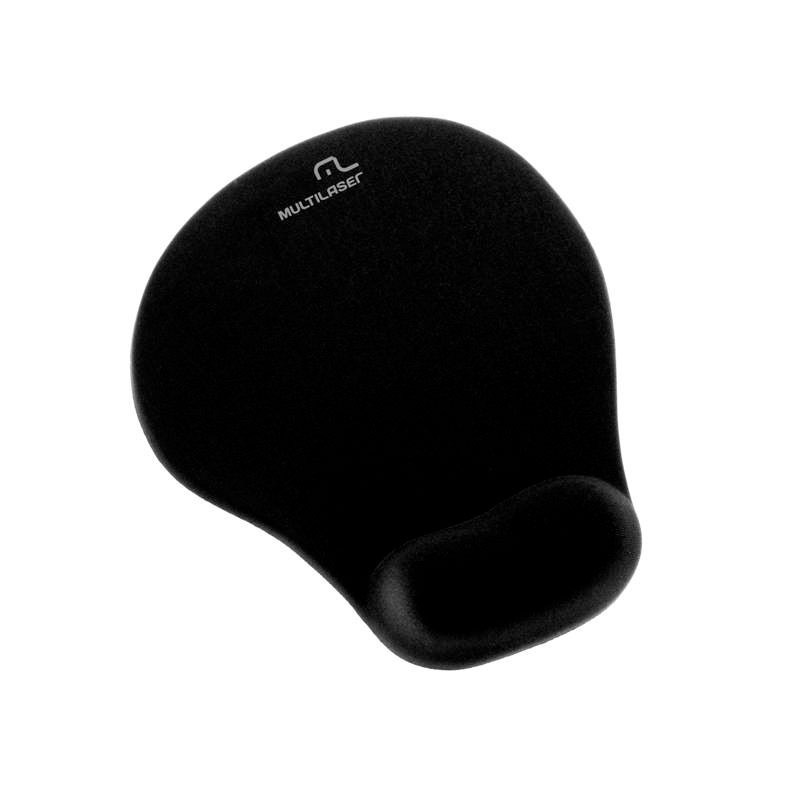 Mouse pad com apoio em gel Preto pequeno Multi — Informática