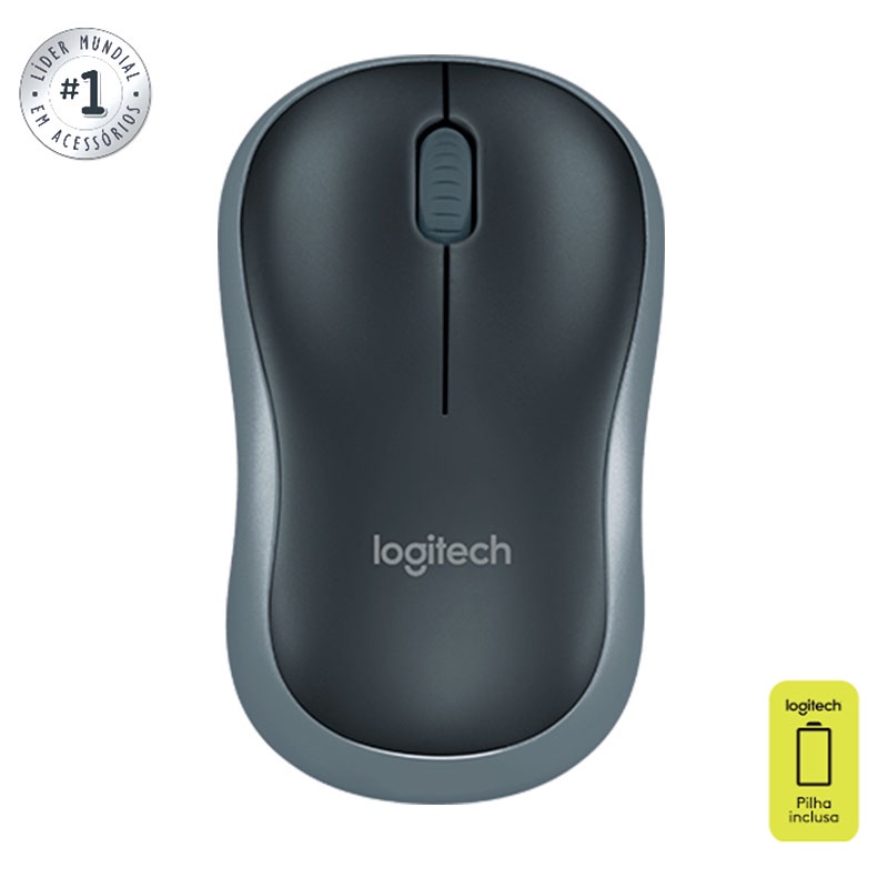 Mouse sem Preto Logitech — Informática