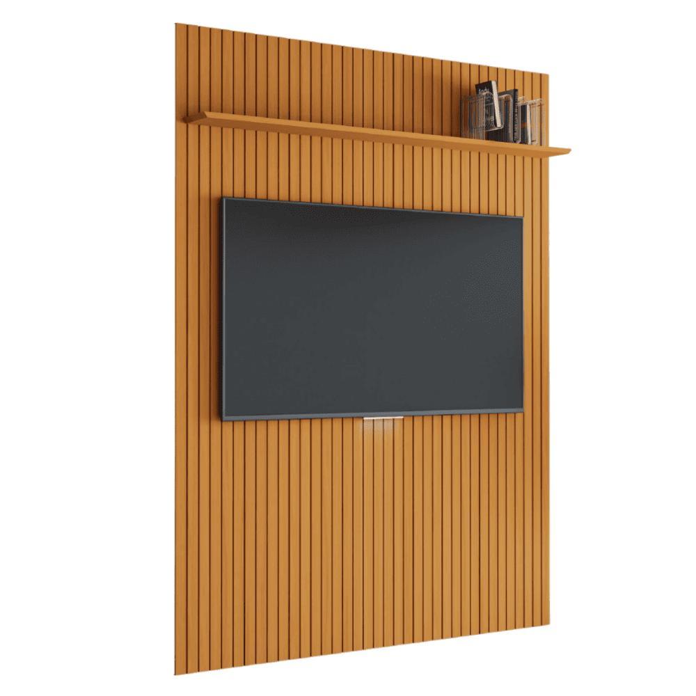 Painel para TV até 70 Polegadas 1,80x2,40m Ripado com Prateleira Arbo