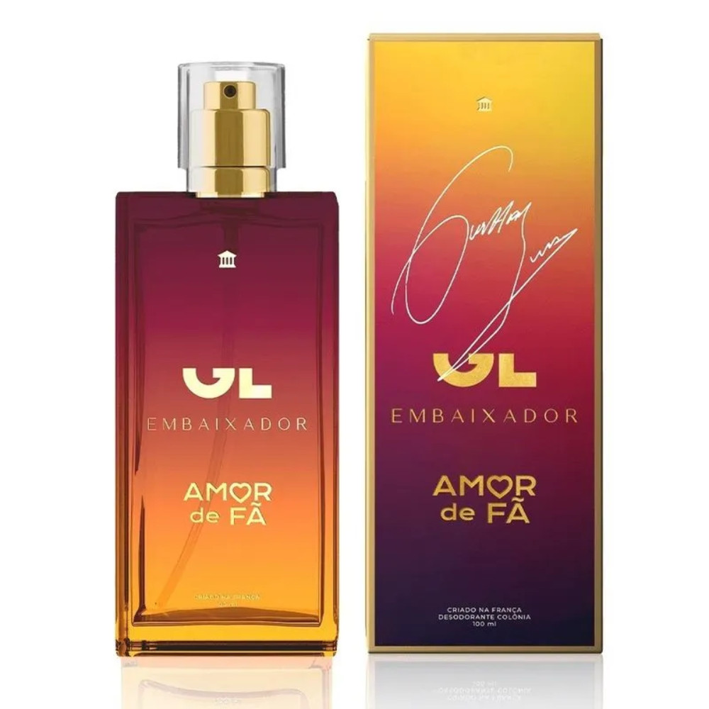 Perfume Gustavo Lima Gl Embaixador Deo Colônia Feminino Amor de Fã — Perfumes