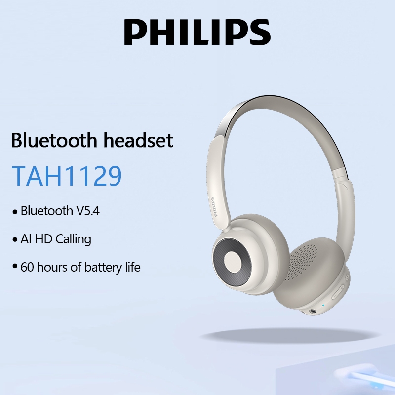 Philips TAH1129 Fone De Ouvido Bluetooth Al HD Chamando Até Super — Áudio e Fones