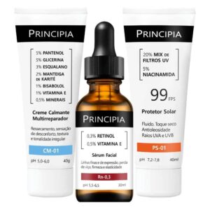 Principia Kit Renovação da Pele Avançado c Sérum Retinol Rn-0,3 Creme