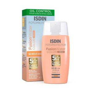 Protetor Solar Facial Isdin Fotoprotector Fusion Water Cor Média 50ml