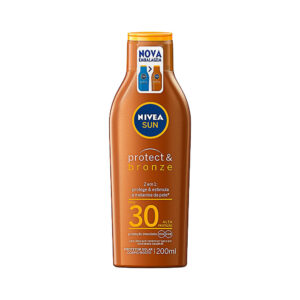 Protetor Solar Nivea Sun Protect Bronze Fps 30 Loção 200ml