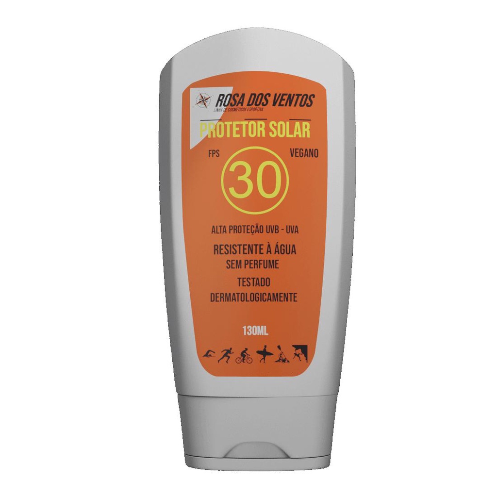 Protetor Solar Vegano Fps 30 Rosa Dos Ventos 130ml — Skincare