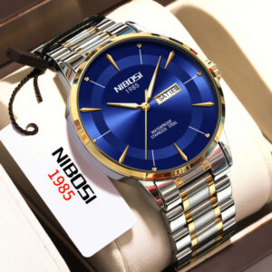 Relógio De Calendário À Prova D’água Nibosi Men’s watch Business