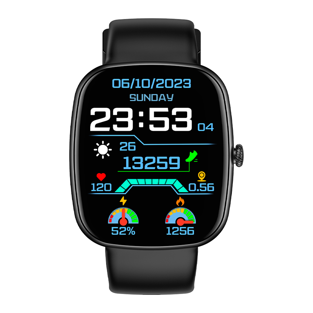 Relógio Smartwatch Bluetooth Zwear Tela 1.83' Preto — Smartwatch e Wearables