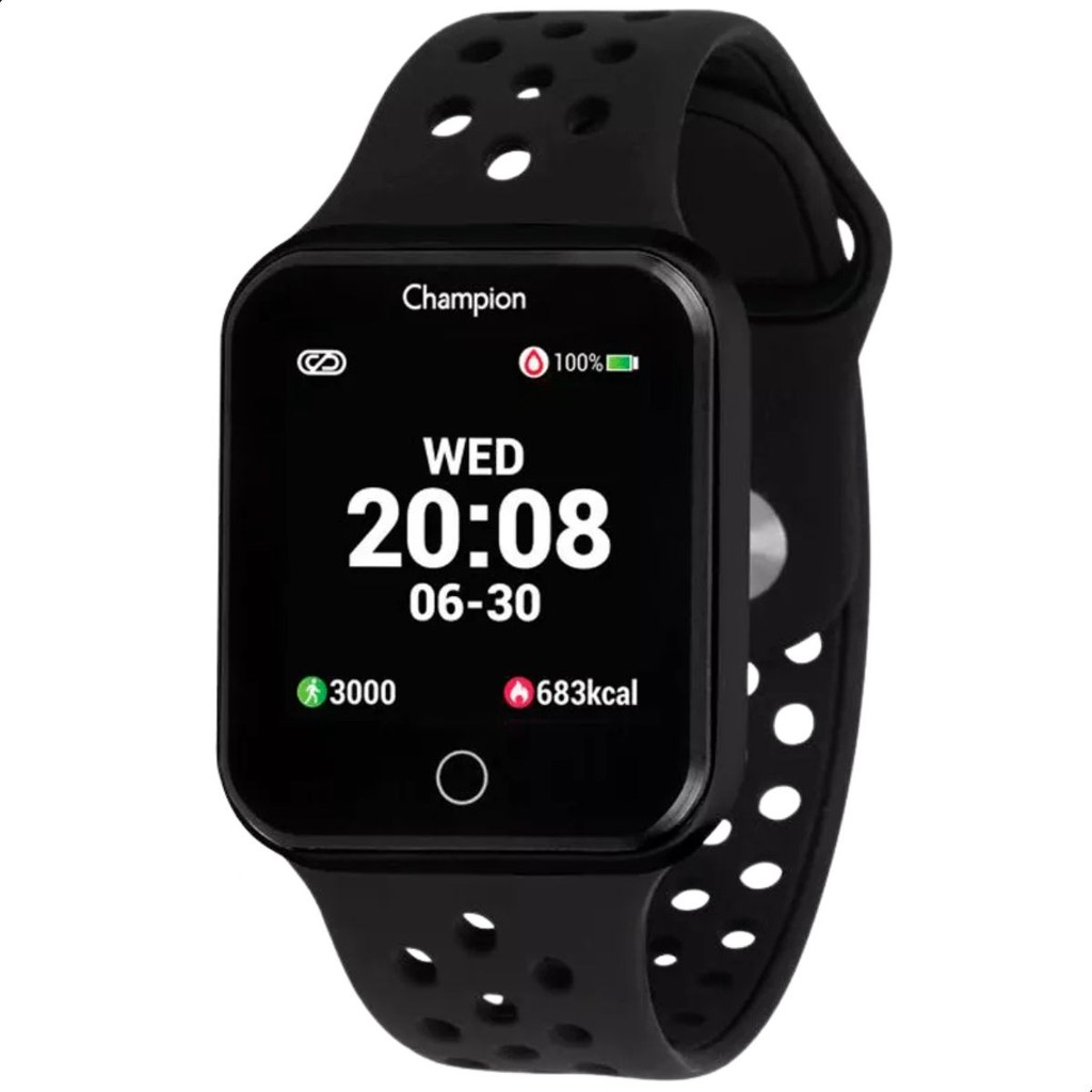 Relógio Smartwatch Champion Smart Inteligente Digital CH50006P — Smartwatch e Wearables