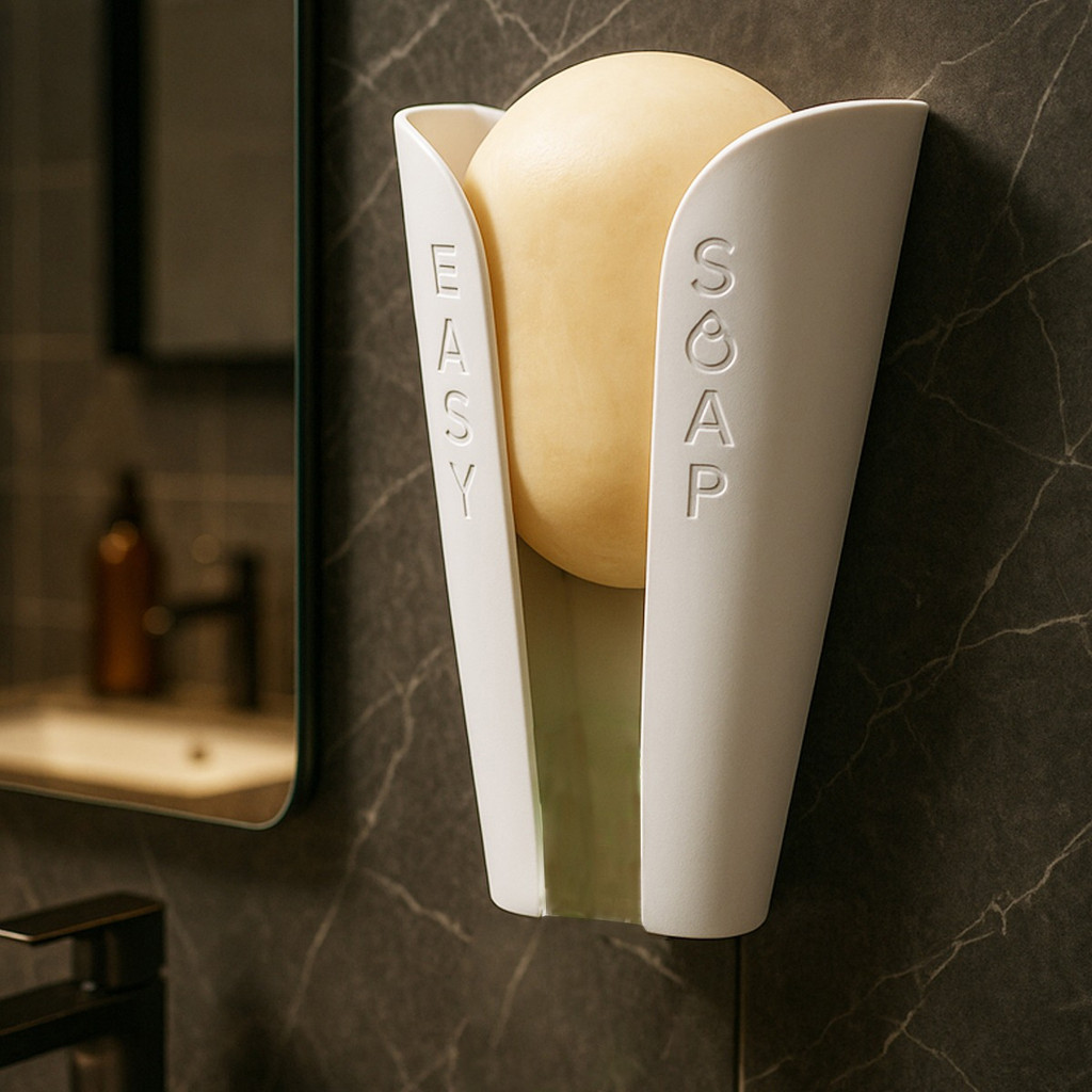 Saboneteira De Parede Organizador Suporte Multiuso Easysoap — Organização