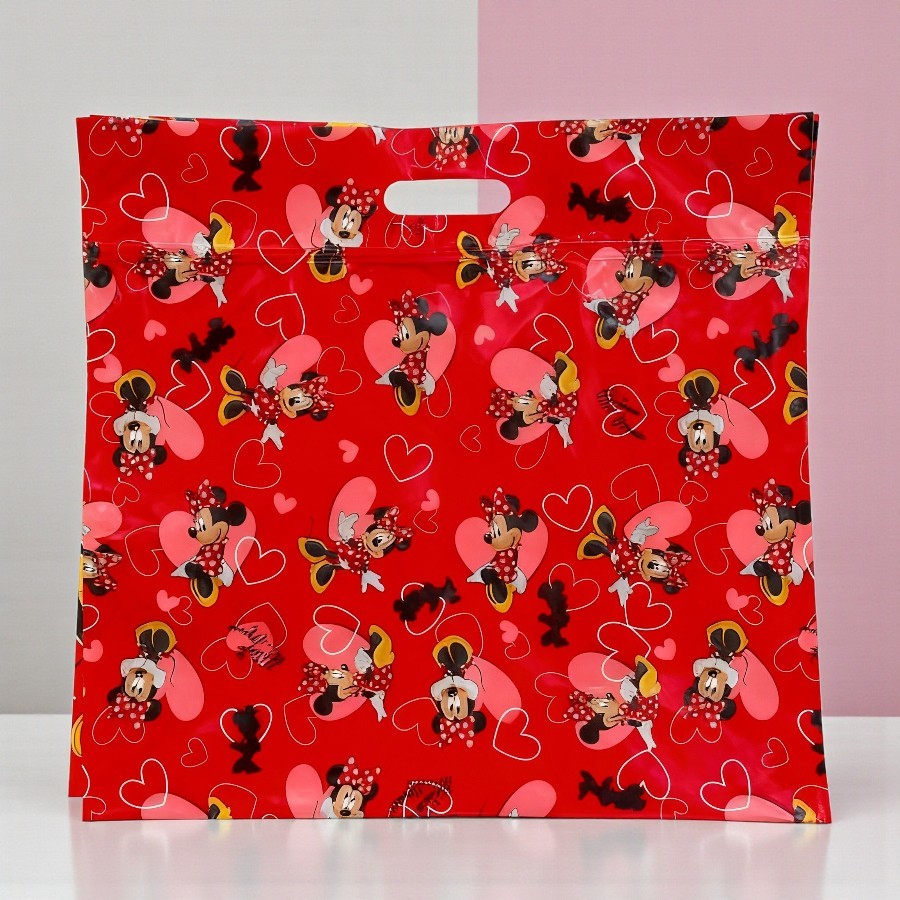 Sacola Laminada com Zip 43x46x5cm Minnie Mouse Red Disney Original 1 — Informática