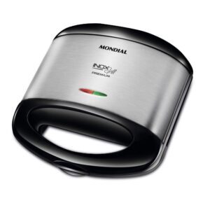 Sanduicheira e Grill Premium 800W Preto Inox Mondial — Cozinha (grandes)