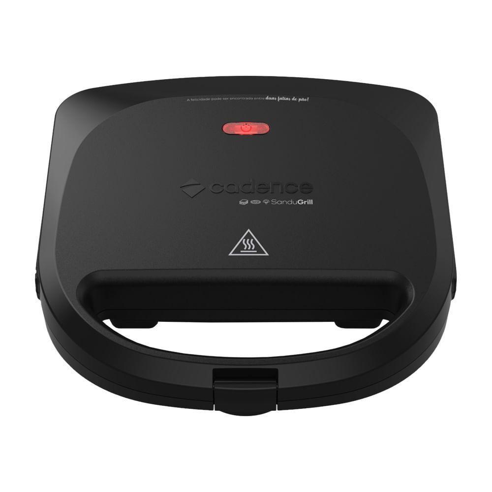 Sanduicheira Elétrica Cadence Sandugrill Preta 110V — Cozinha (grandes)