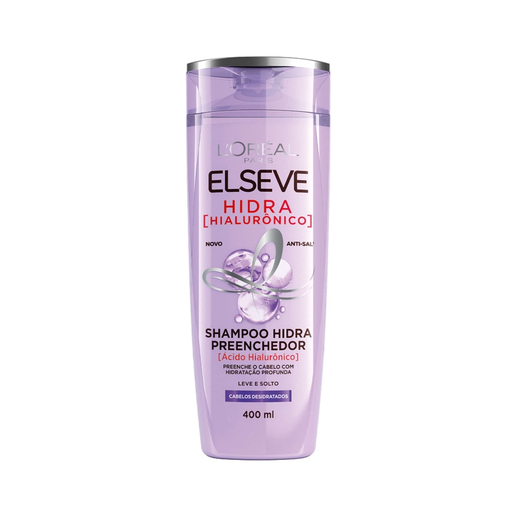 Shampoo Preenchedor L'Oréal Paris Elseve Hidra Hialurônico 400ml