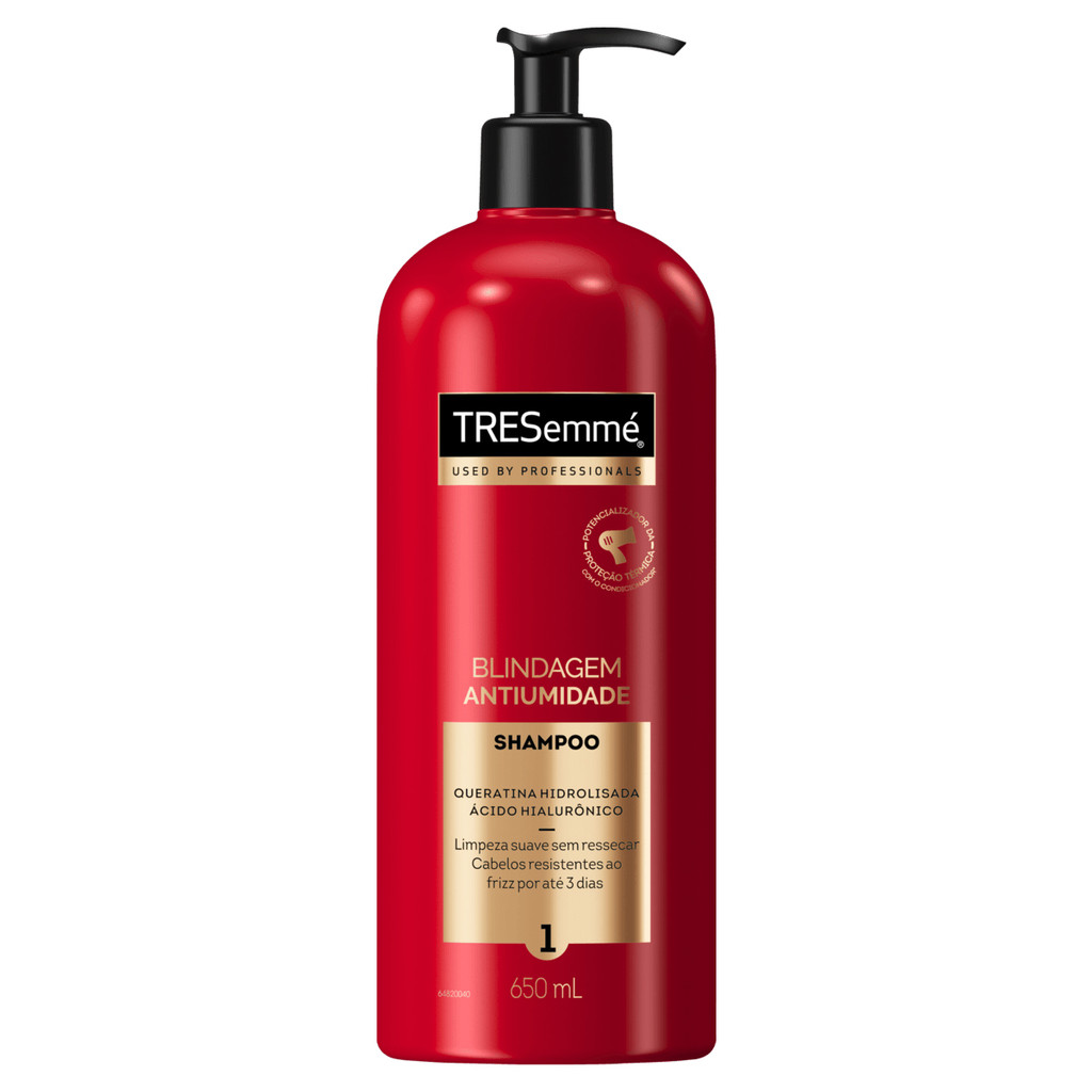 Shampoo Tresemmé Blindagem Antiumidade 650ML — Cabelos