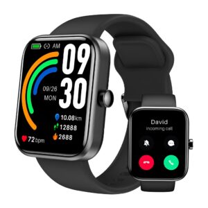 Smartwatch Tozo S3 Bluetooth 5.3 Tela 1,8 pol. Preto — Smartwatch e Wearables