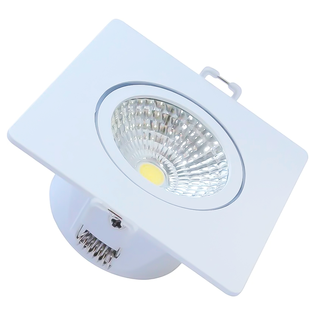 Spot Led Embutir Direcionável Luminária 5W Cozinha 6500W Branco Frio