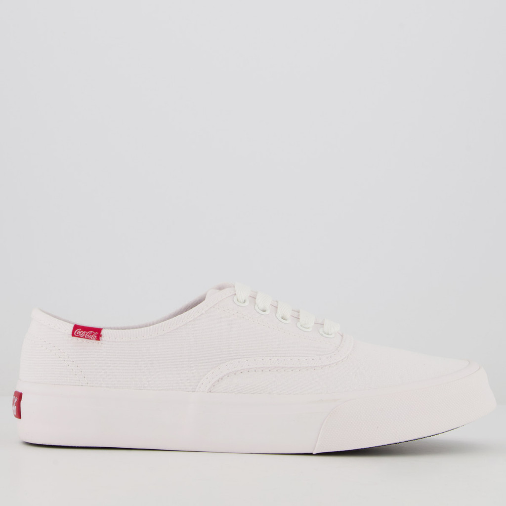 Tênis Coca Cola Kick Summer All White