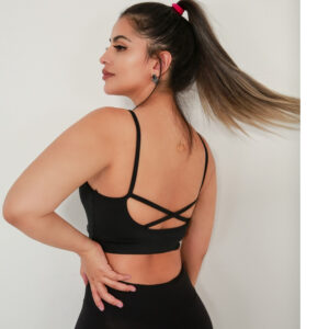 Top Academia Alcinha Fitness Com Cruzado nas Costas Zero