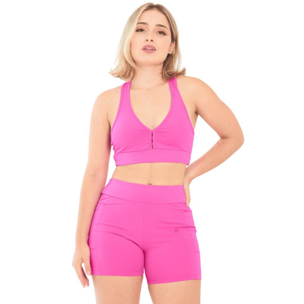 Top Com Bojo Feminino Selene Academia Treino Lançamento Original Top — Esporte e Lazer