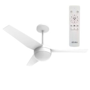 Ventilador De Teto Aliseu Jet Eco Branco Bivolt Com Controle Remoto — Ar e Ventilação