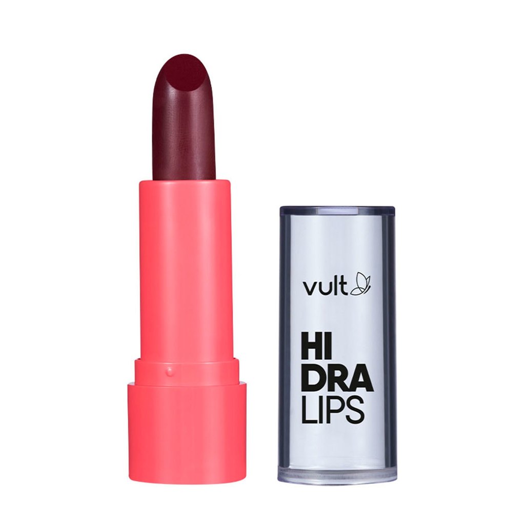 Vult Hidra Lips Vinho Intenso Batom Cremoso 3,6g — Maquiagem