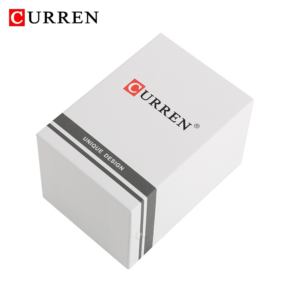 1 Pcs Curren Marca Caixa De Presente Original Do Relógio