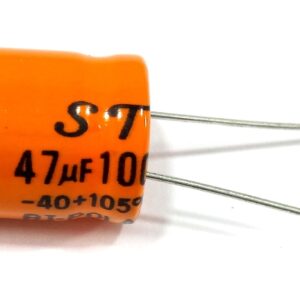 10 Capacitor Bipolar 47X100 47uf 100v para Driver Corneta 47 +105°C